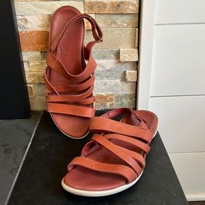 Ecco Womens genuine leather Sandals 41